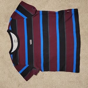 Vans striped t-shirt. Sz medium.